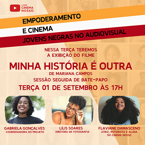 LIVE – Empoderamento e Cinema – Minha História é Outra